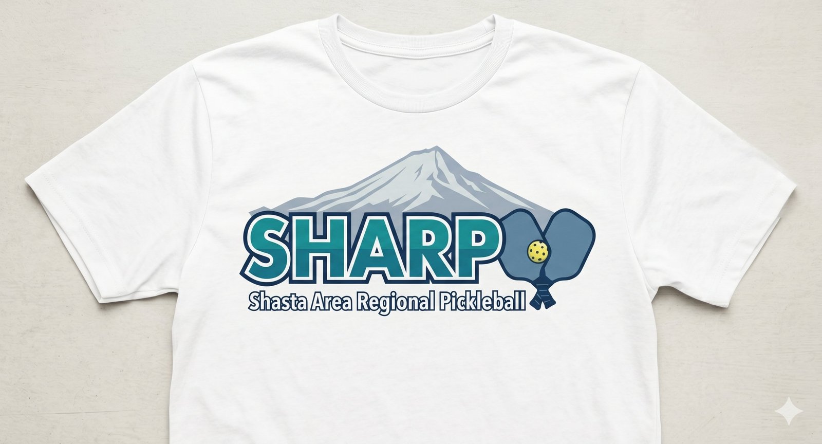 White SHARP shirt